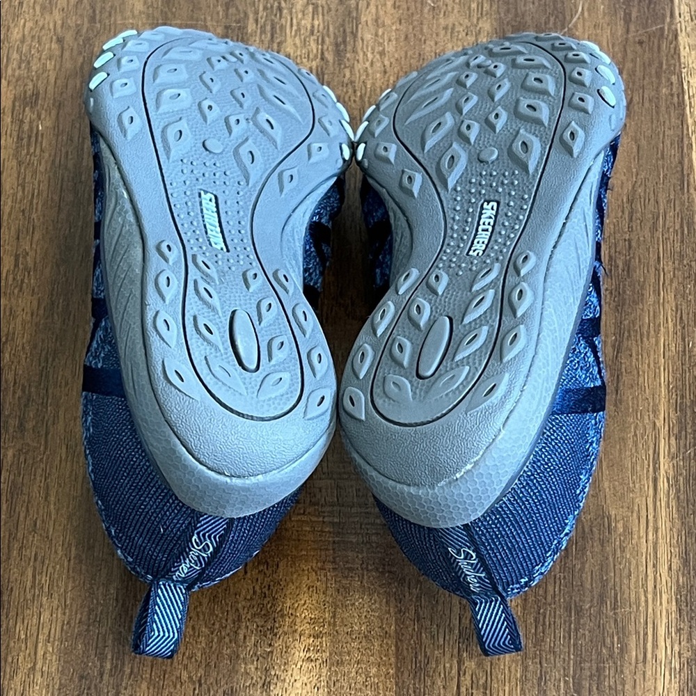 Skechers Womens Breathe Easy Infi Knity 100301 Blue Running Shoes Sneakers 7.5 - Picture 14 of 14